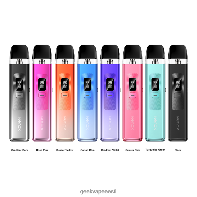 GeekVape Wenax q pod süsteemikomplekt 1000mah päikeseloojangu kollane NX426B159 Geek Bar Vape Online